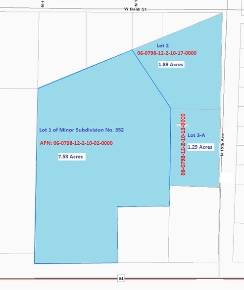 1601-1631 W Main St, Bozeman, MT for lease - Plat Map - Image 2 of 5