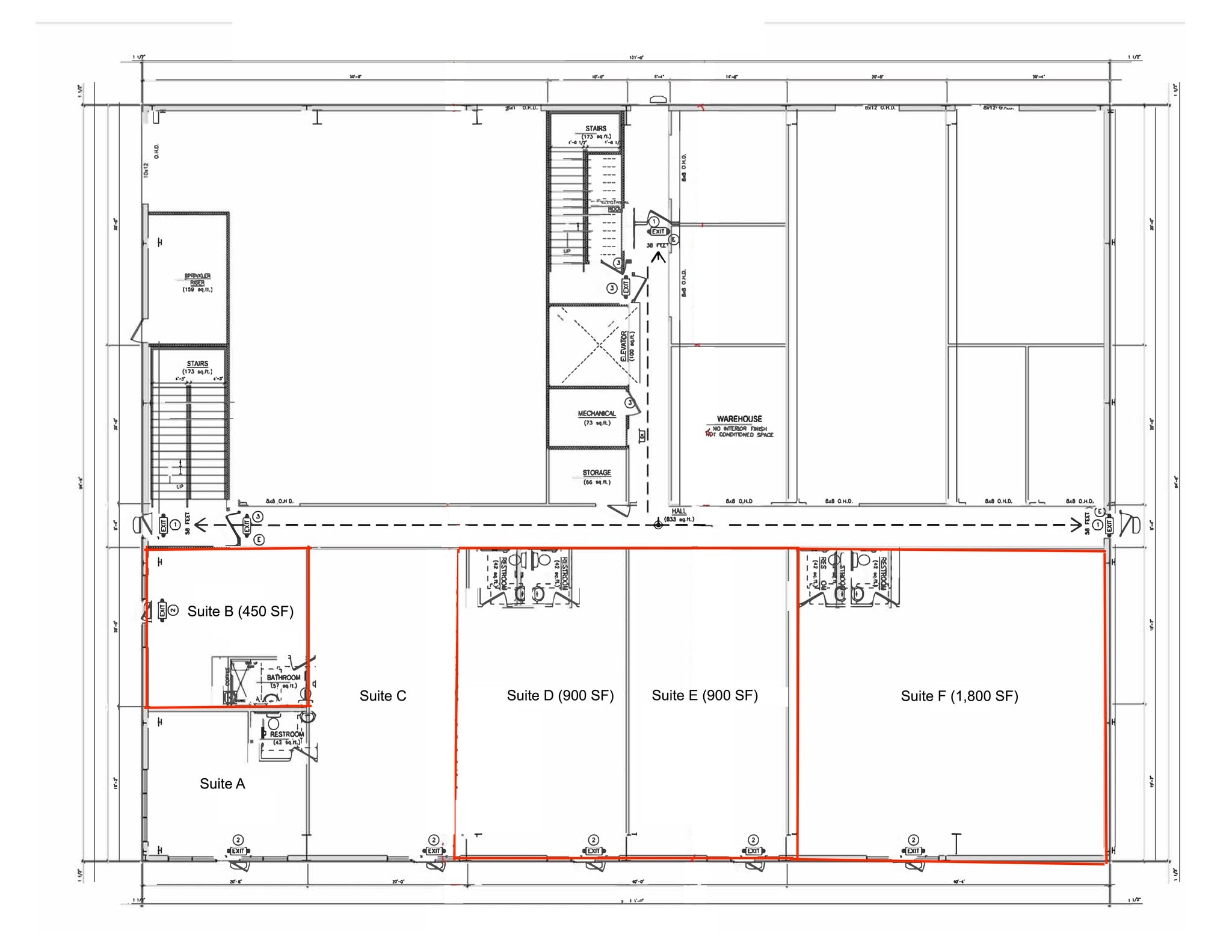 6140 N Sam Houston Pky W, Houston, TX for lease Floor Plan- Image 1 of 1