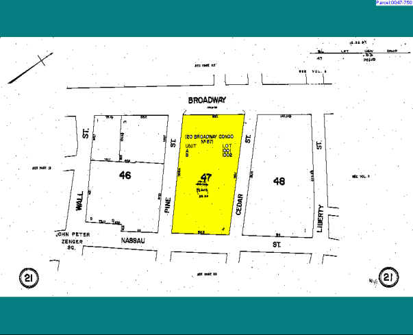 120 Broadway, New York, NY for lease - Plat Map - Image 2 of 34