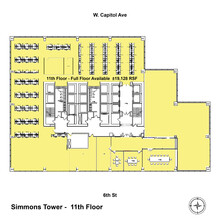 425 W Capitol Ave, Little Rock, AR for lease Floor Plan- Image 1 of 1