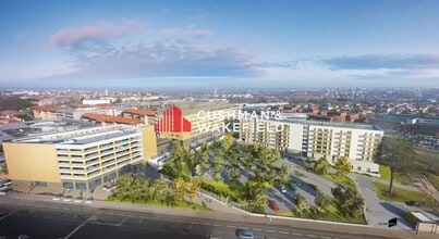 Toulouse - Aerial  map view