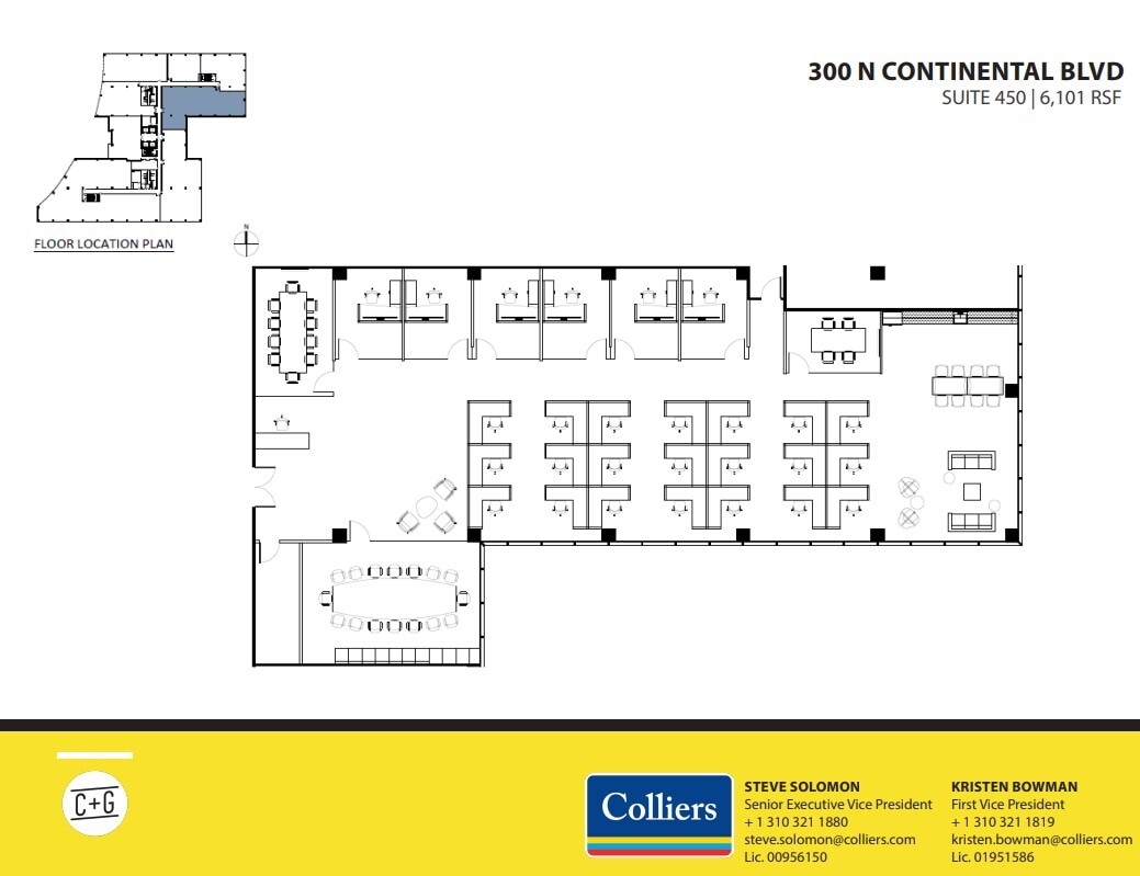 300 Continental Blvd, El Segundo, CA for lease Floor Plan- Image 1 of 1