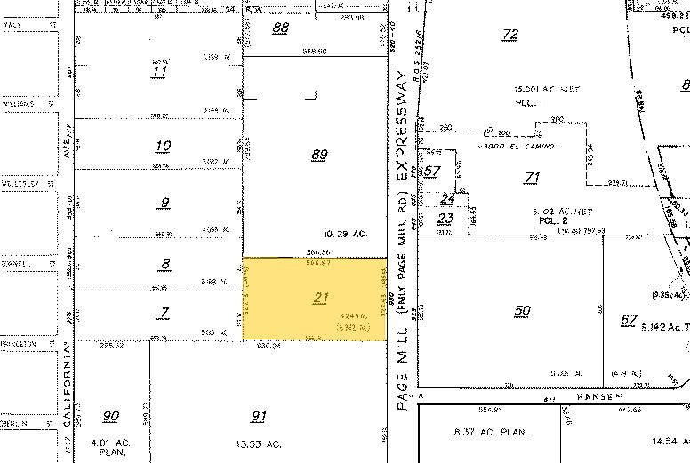 950 Page Mill Rd, Palo Alto, CA for sale Plat Map- Image 1 of 1