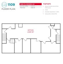 1087-1121 Cliveden Ave, Delta, BC for lease Floor Plan- Image 1 of 1