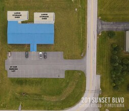 201 Sunset Blvd E, Chambersburg, PA - AERIAL  map view