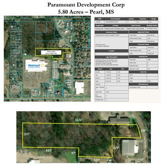 More details for Cross Park Dr, Pearl, MS - Land for Sale