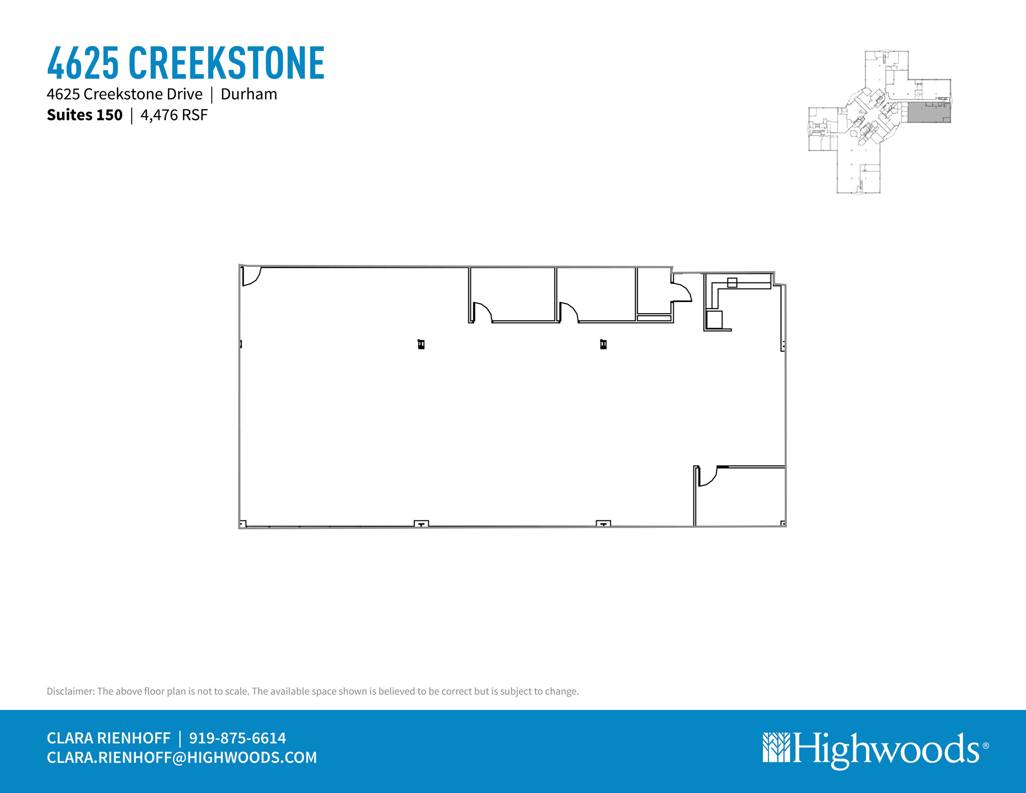 4601 Creekstone Dr, Durham, NC for lease Floor Plan- Image 1 of 1