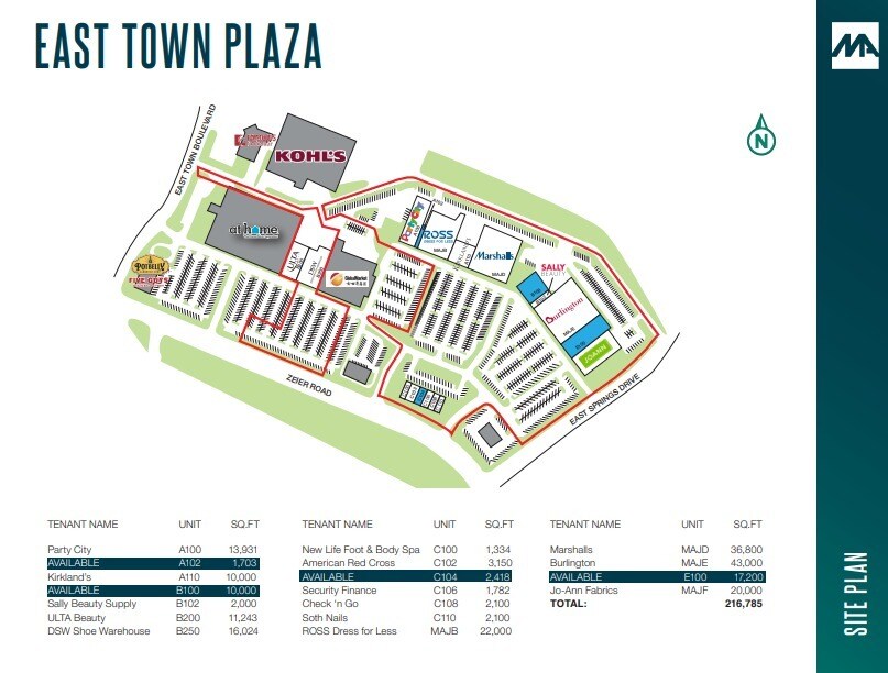 2101-2111 Zeier Rd, Madison, WI for lease Site Plan- Image 1 of 1