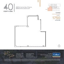 4041 N Central Ave, Phoenix, AZ for lease Floor Plan- Image 1 of 1