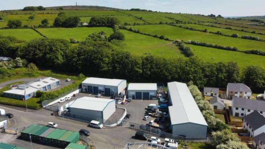 Moss Side Industrial Estate, Callington for lease - Aerial - Image 2 of 2