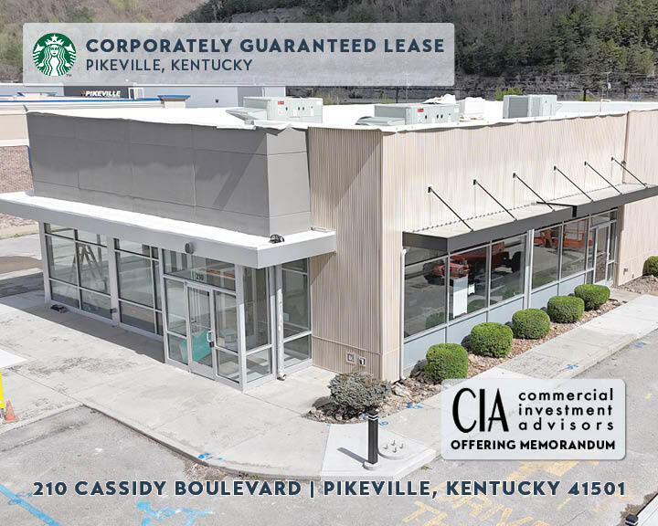 210 Cassidy Blvd, Pikeville, KY 41501 STARBUCKS (NEW 10 YR. LEASE
