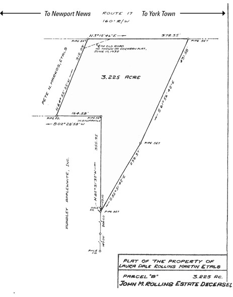 1920 George Washington Mem Hwy, Yorktown, VA for sale - Plat Map - Image 3 of 3