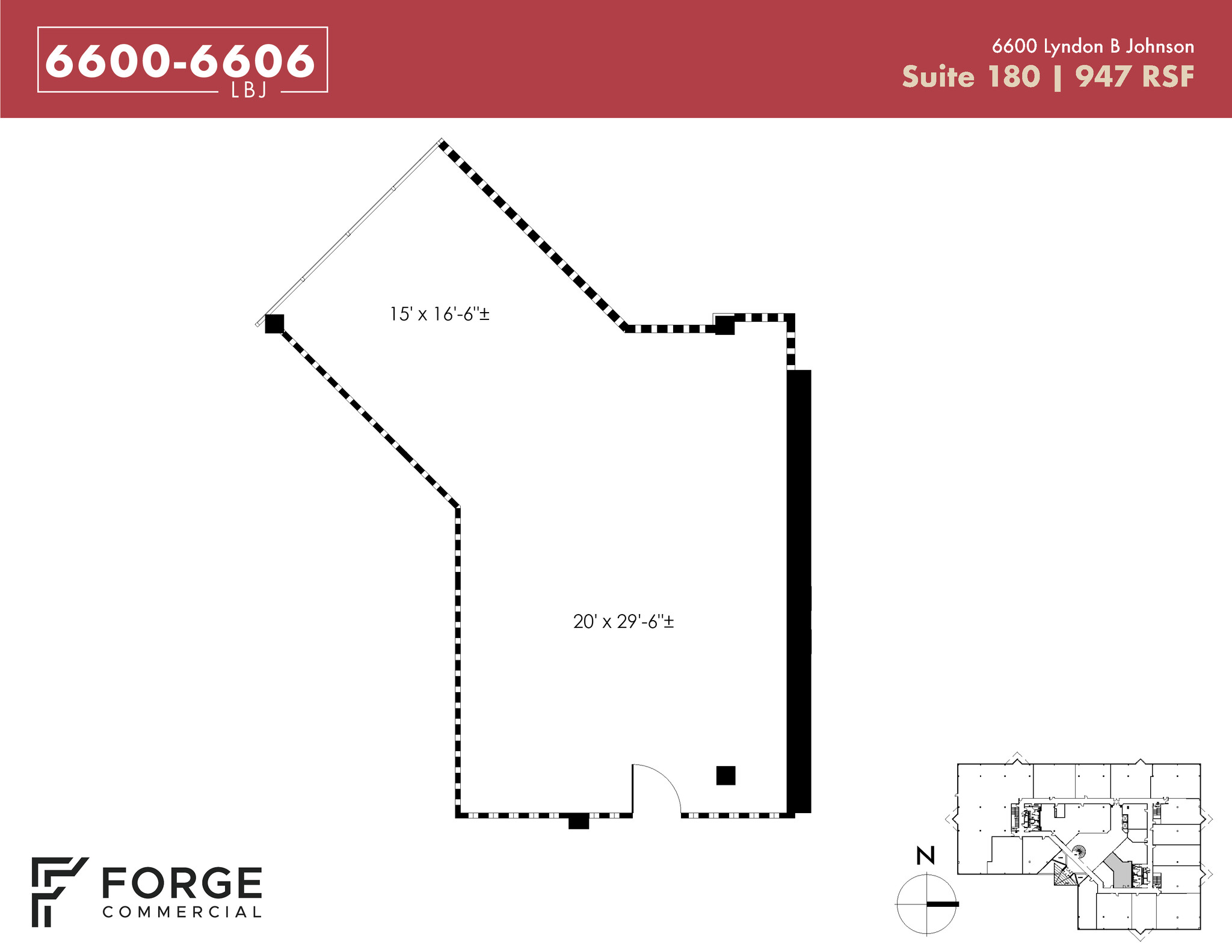 6600 Lyndon B Johnson Fwy, Dallas, TX for lease Floor Plan- Image 1 of 1