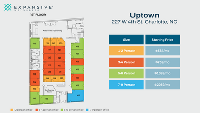 227 W 4th St, Charlotte, NC for lease Floor Plan- Image 1 of 6