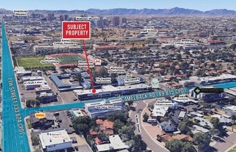 525-533 E Camelback Rd, Phoenix, AZ - AERIAL  map view