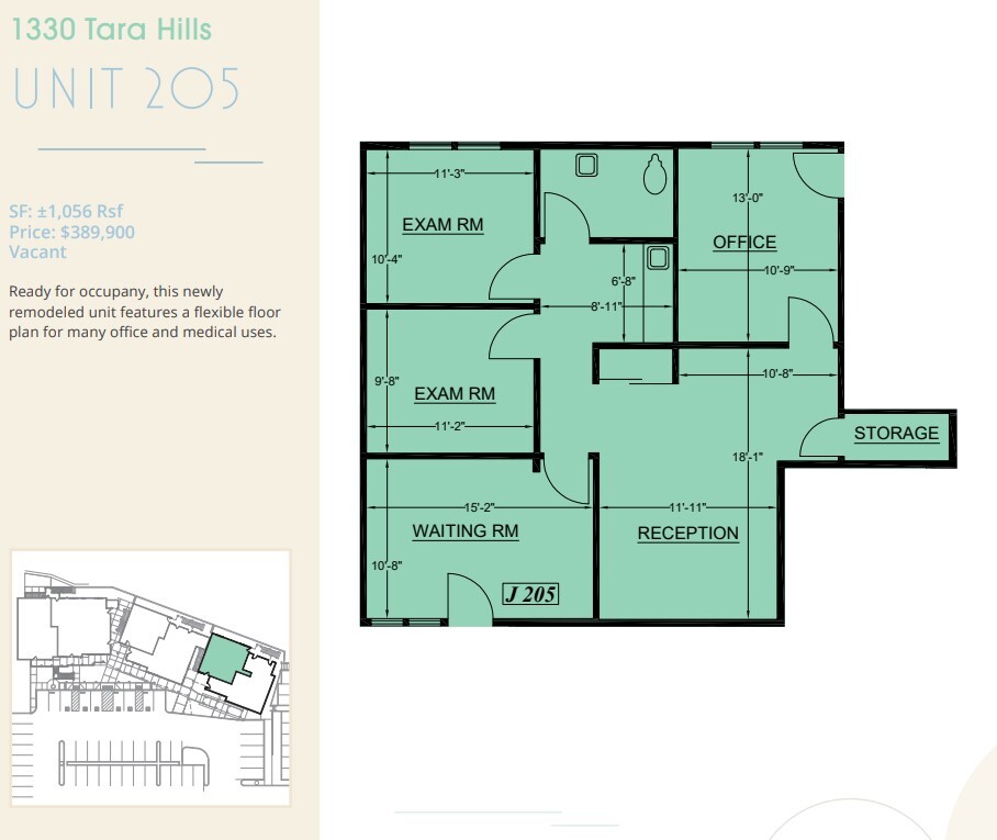 1330 Tara Hills Dr, Pinole, CA 94564 - Unit 205 -  - Floor Plan - Image 1 of 1