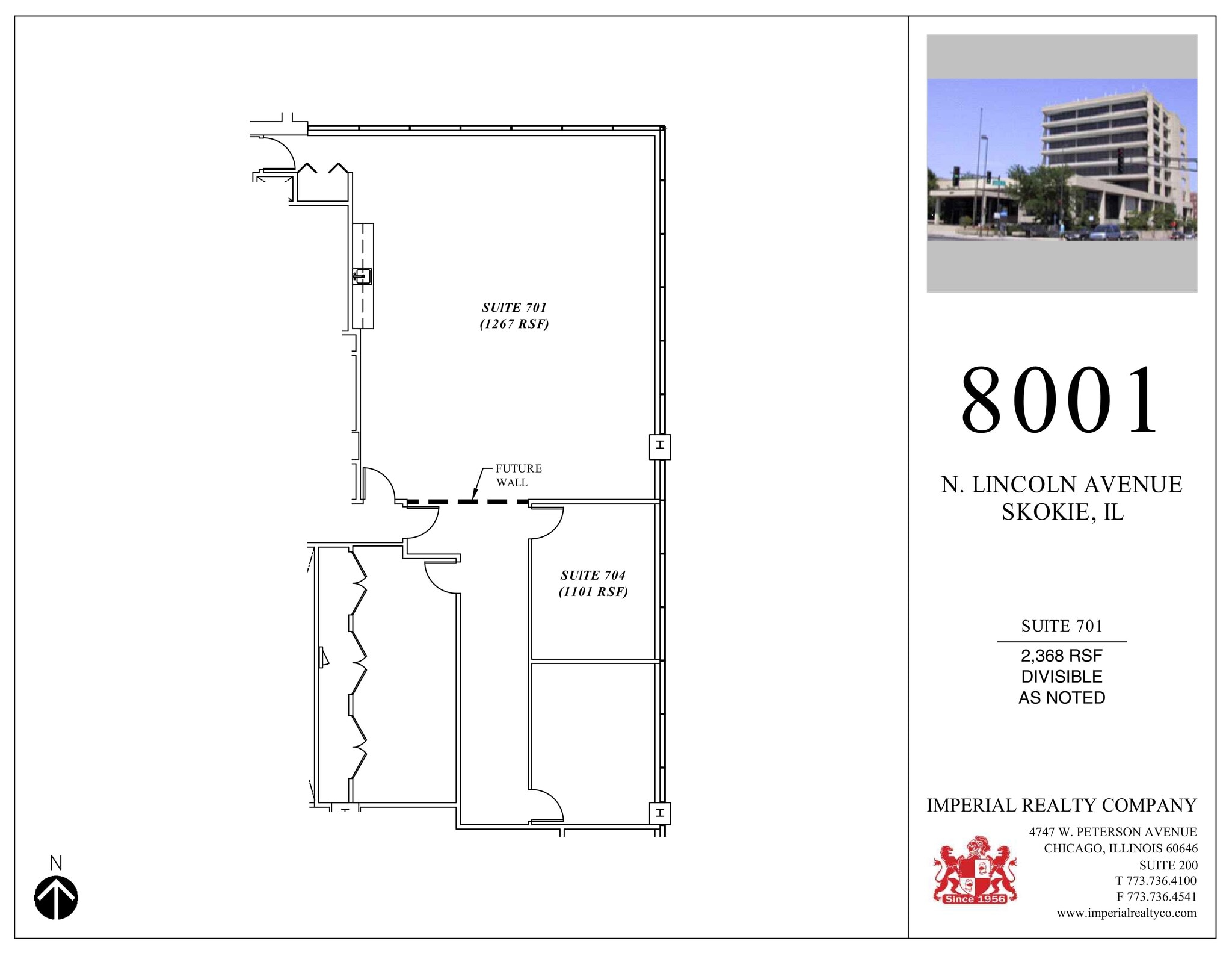 8001 Lincoln Ave, Skokie, IL for lease Site Plan- Image 1 of 3
