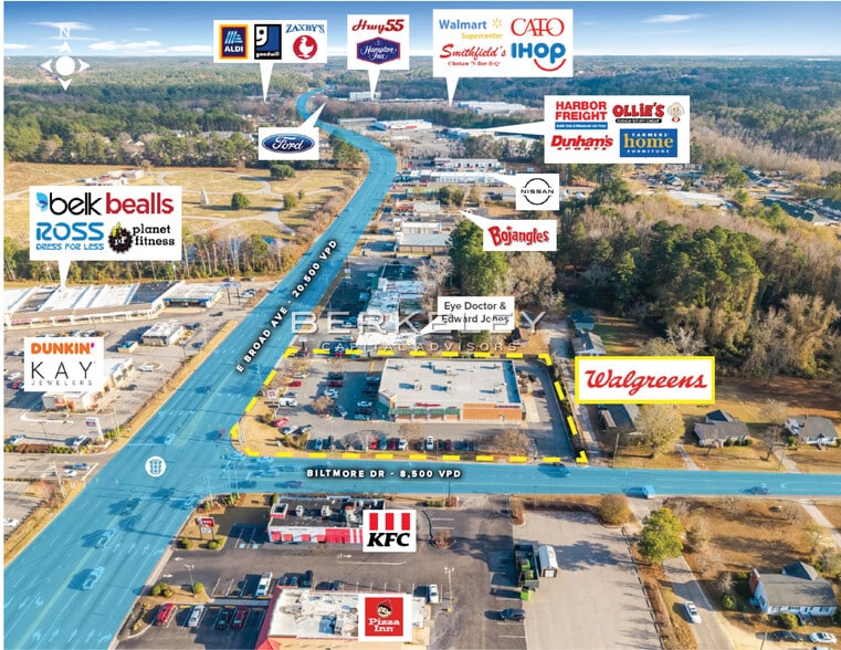 1500 E Broad Ave, Rockingham, NC for sale - Building Photo - Image 2 of 5