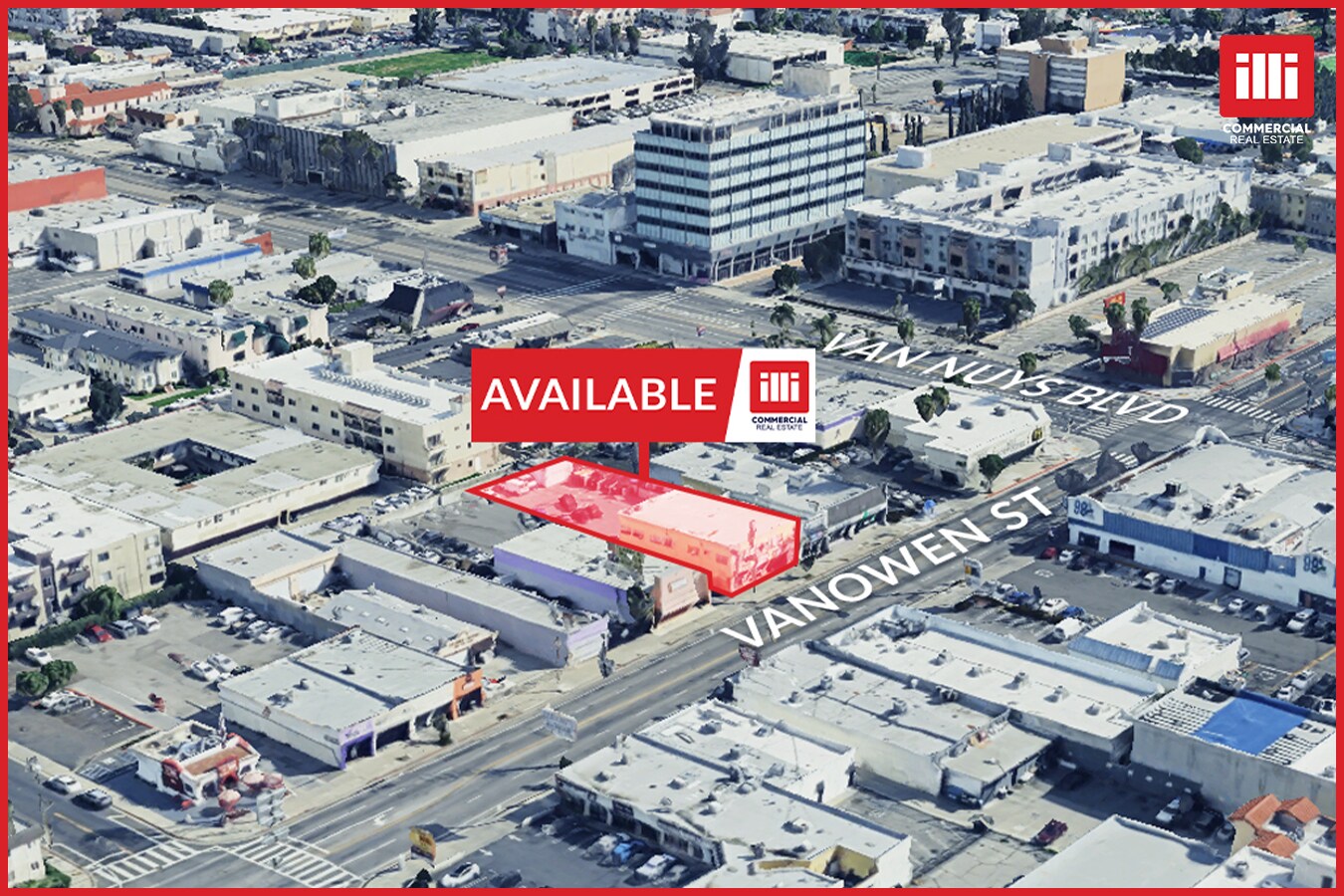 14525-14529 Vanowen St, Van Nuys, CA for lease Aerial- Image 1 of 10