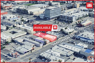 14525-14529 Vanowen St, Van Nuys, CA - AERIAL  map view