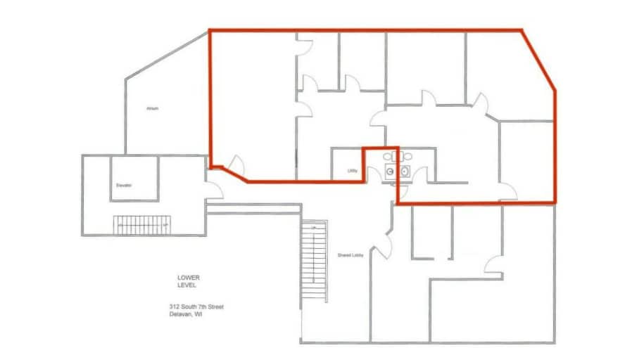312 S 7th St, Delavan, WI for lease Floor Plan- Image 1 of 1