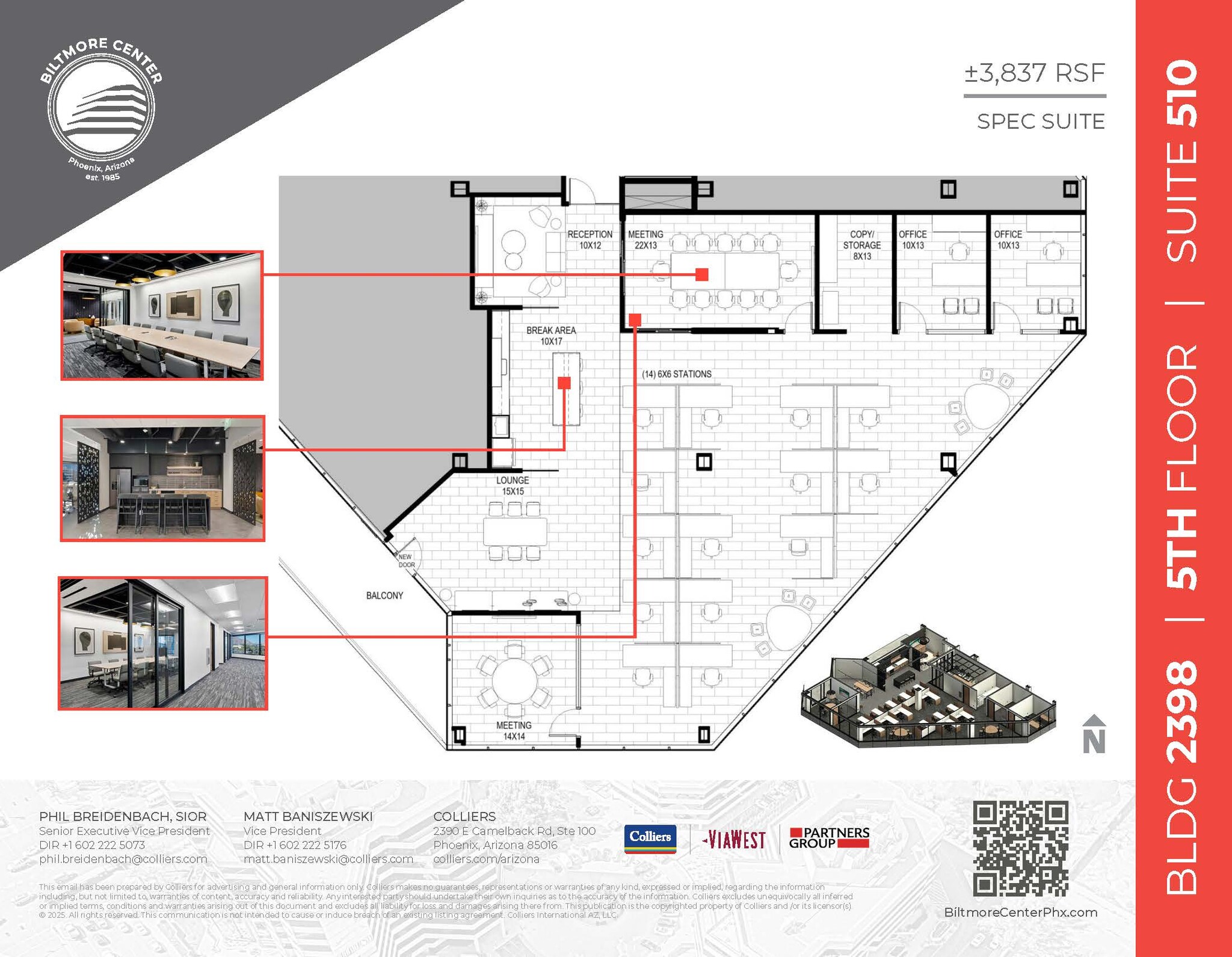 2398 E Camelback Rd, Phoenix, AZ for lease Floor Plan- Image 1 of 5