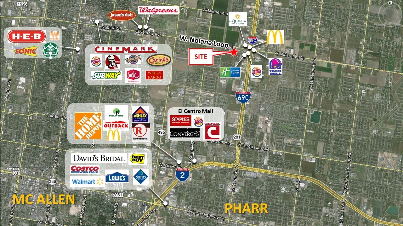 451 W Nolana Loop, Pharr, TX 78577 1,500 SF OfficeWarehouse space