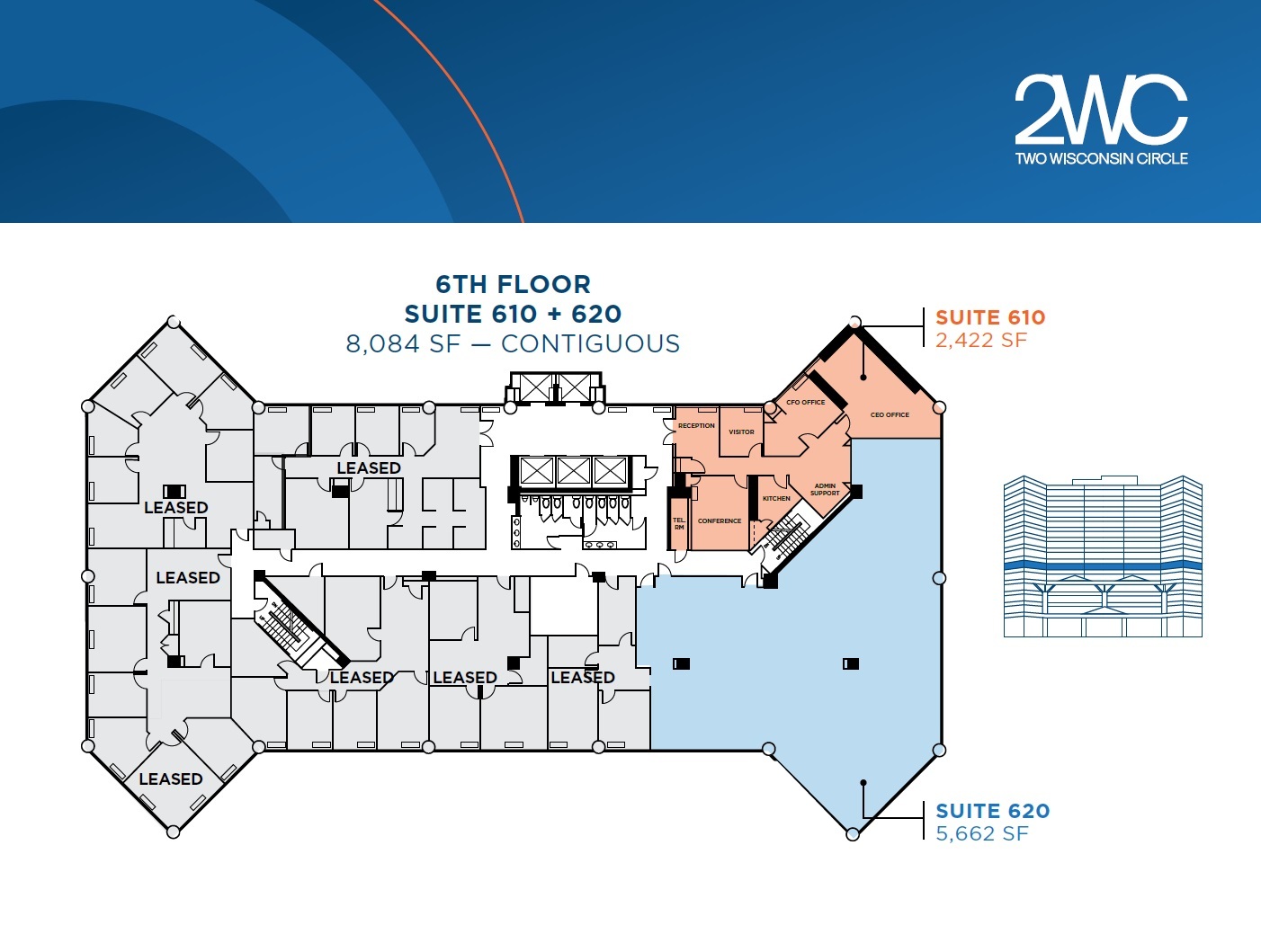 2 Wisconsin Cir, Chevy Chase, MD for lease Floor Plan- Image 1 of 1