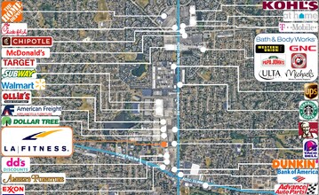 7650 Barrington Rd, Hanover Park, IL - aerial  map view