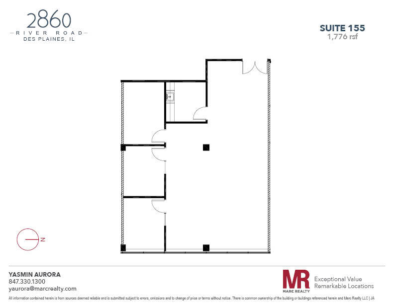 2860 S River Rd, Des Plaines, IL for lease Floor Plan- Image 1 of 1