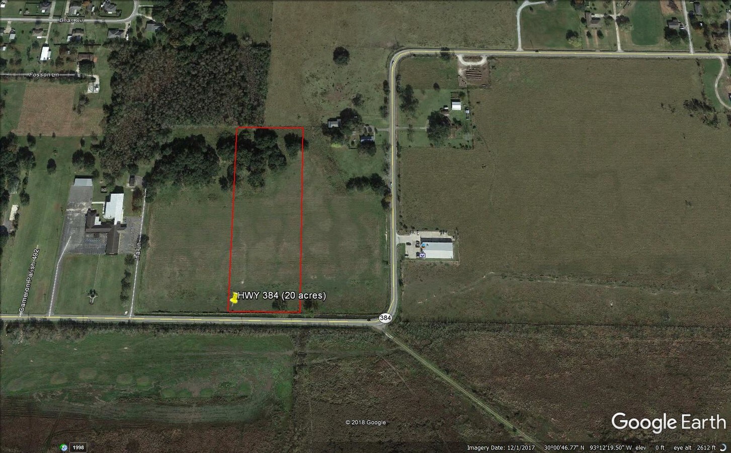 Highway 384, Grand Lake, LA 70607