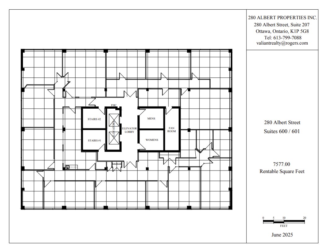 280 Albert St, Ottawa, ON for lease Floor Plan- Image 1 of 21