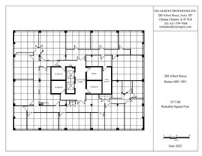 280 Albert St, Ottawa, ON for lease Floor Plan- Image 1 of 21