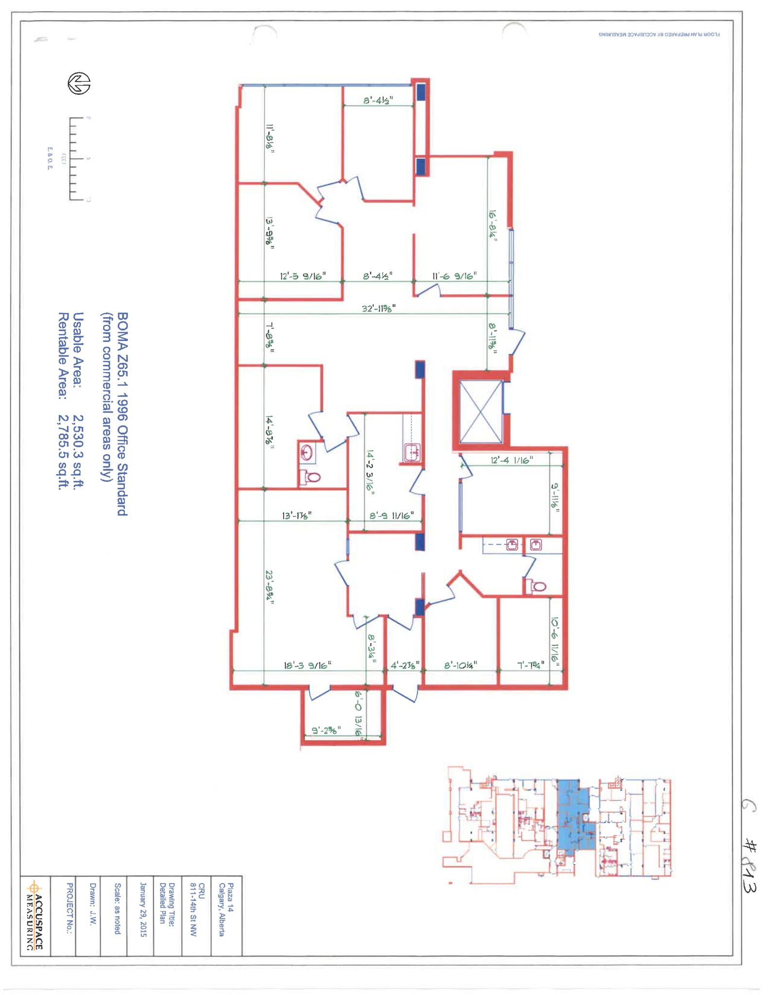 805-819 14th St NW, Calgary, AB for lease Site Plan- Image 1 of 1