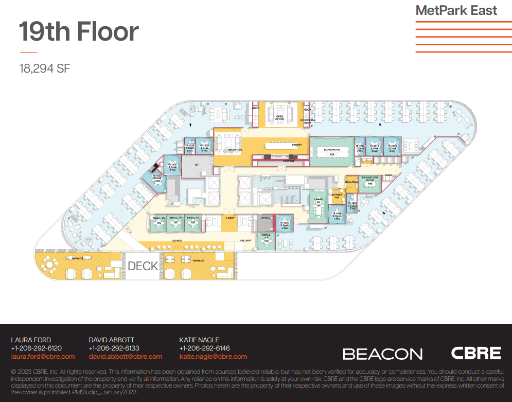 1100 Olive Way, Seattle, WA for lease Floor Plan- Image 1 of 1