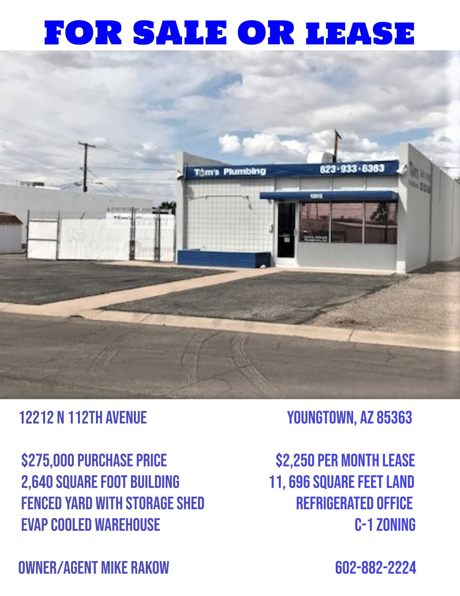 12212 N 112th Ave, Youngtown, AZ for sale Primary Photo- Image 1 of 1