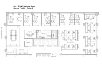 815 W Hastings St, Vancouver, BC for lease Site Plan- Image 2 of 5