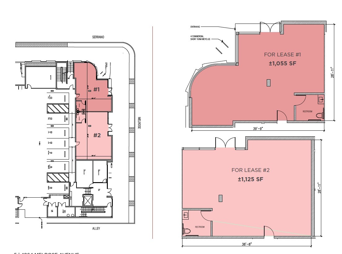 4864 Melrose Ave, Los Angeles, CA for lease Floor Plan- Image 1 of 1