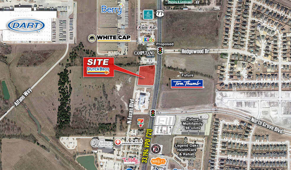 1995 N Highway 77, Waxahachie, TX for lease - Building Photo - Image 2 of 4