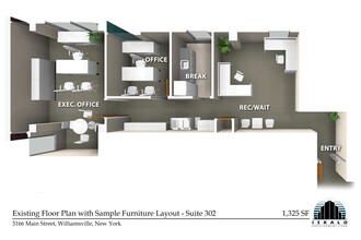 5166 Main St, Williamsville, NY for lease Floor Plan- Image 2 of 3