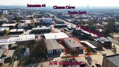 1044 NW 69th St, Oklahoma City, OK - AERIAL map view