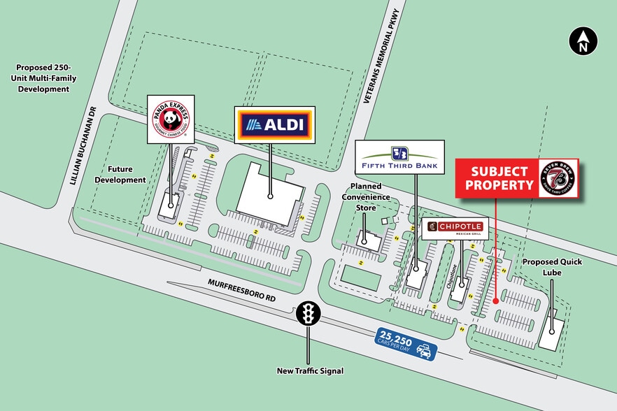 5355 Murfreesboro Rd, La Vergne, TN for sale - Building Photo - Image 2 of 5