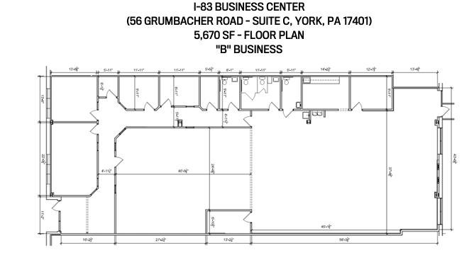 50 Grumbacher Rd, York, PA for lease Floor Plan- Image 1 of 2