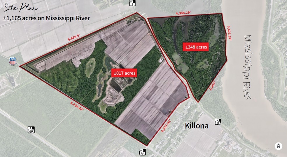 Hwy 3127 & 18, Killona, LA for sale - Site Plan - Image 2 of 3