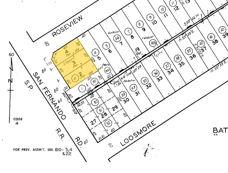 1114 N San Fernando Rd, Los Angeles, CA for lease - Plat Map - Image 2 of 6