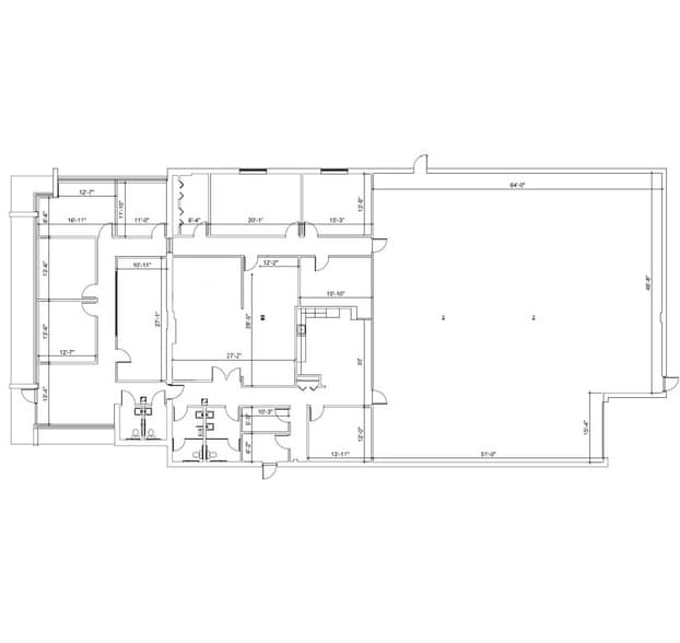 23042 Commerce Dr, Farmington Hills, MI for lease - Floor Plan - Image 2 of 2