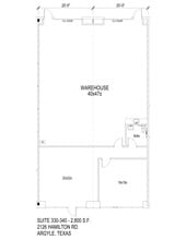 2126 Hamilton Rd, Argyle, TX for lease Site Plan- Image 1 of 4
