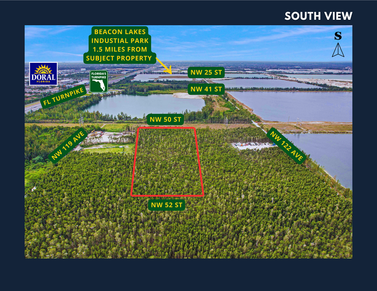 NW 119 Avenue &  NW 50 Sreet, Doral, FL for sale - Aerial - Image 3 of 6