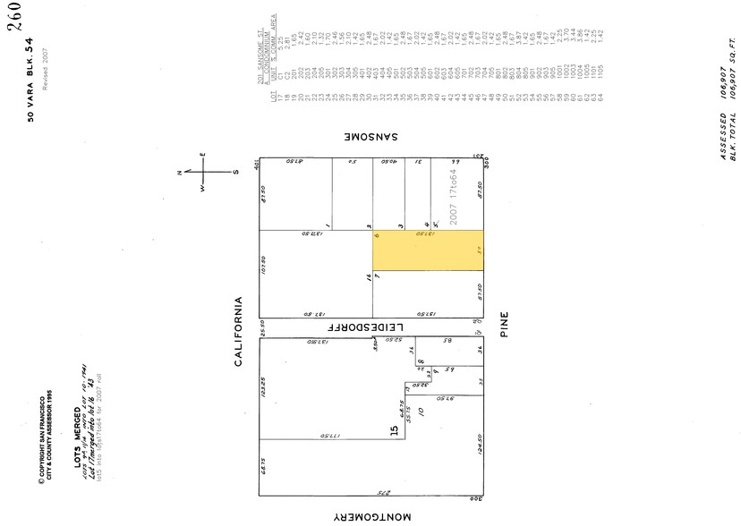 330-332 Pine St, San Francisco, CA for lease - Plat Map - Image 2 of 2