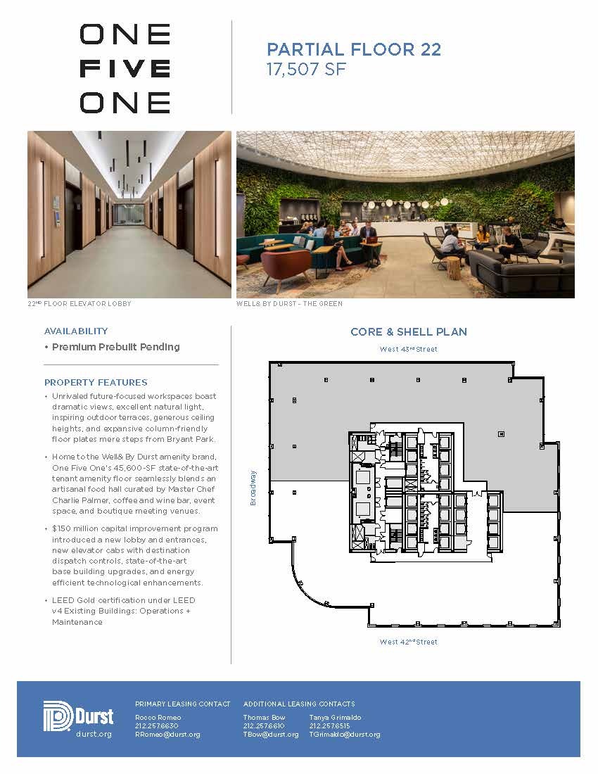 151 W 42nd St, New York, NY 10036 - One Five One | LoopNet